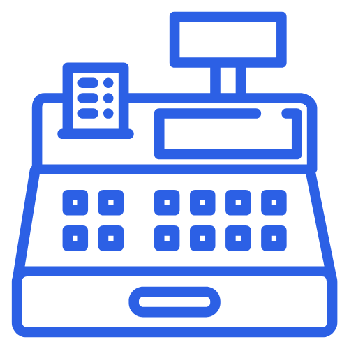 Ícone Frente de Caixa